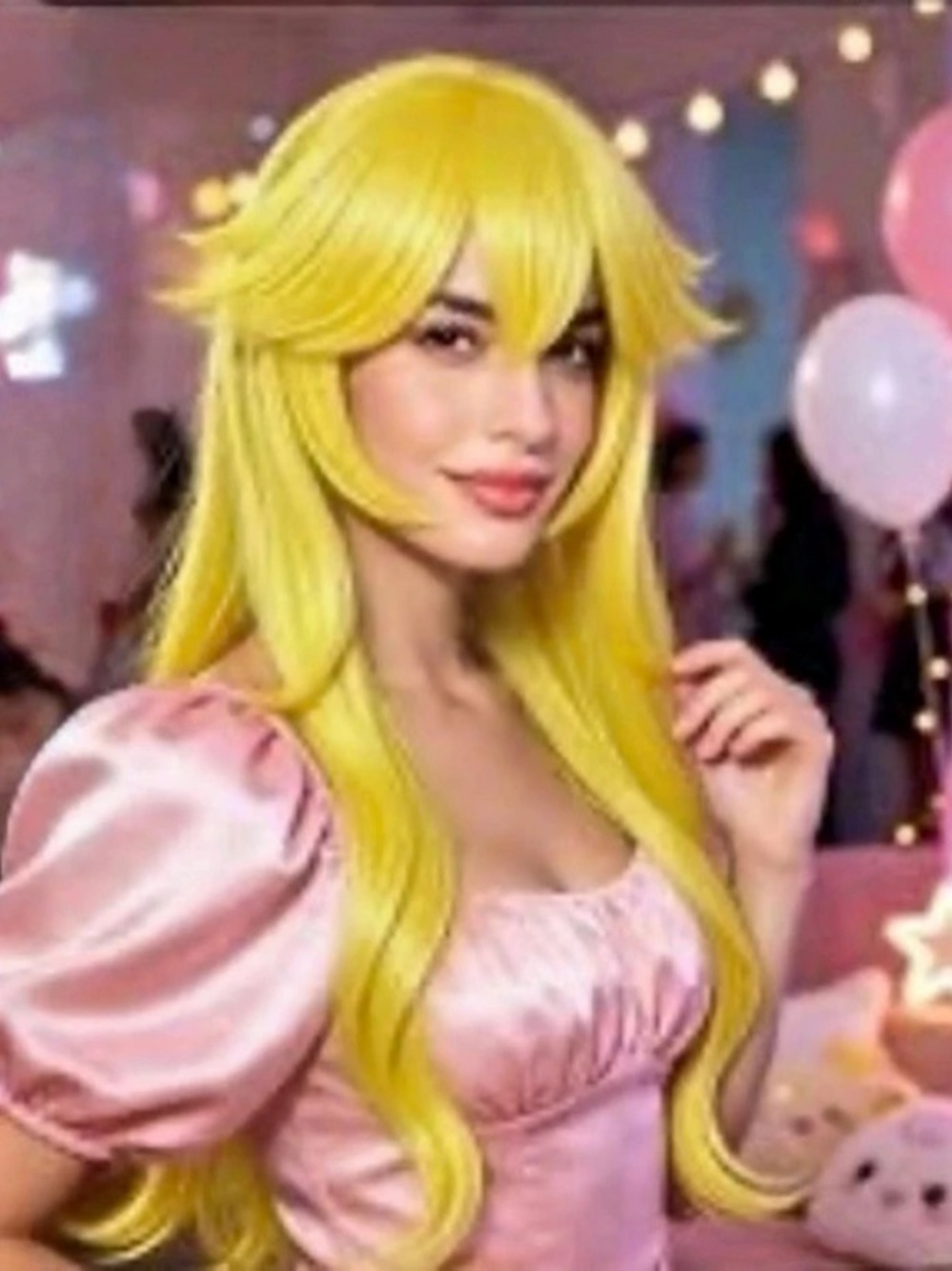 Princess Peach Costume Accessories Kit
